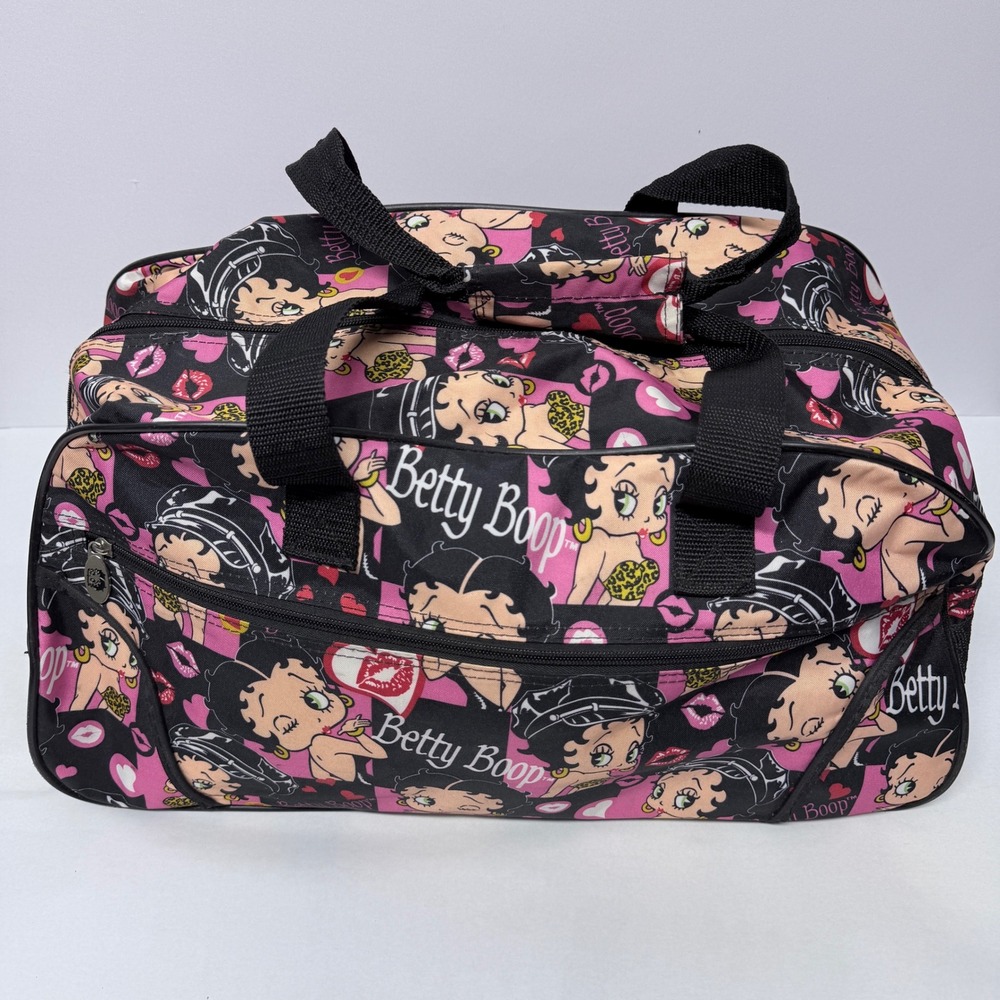 Betty Boop Rolling Duffel Bag Travel Luggage,Carry On 20 Inch